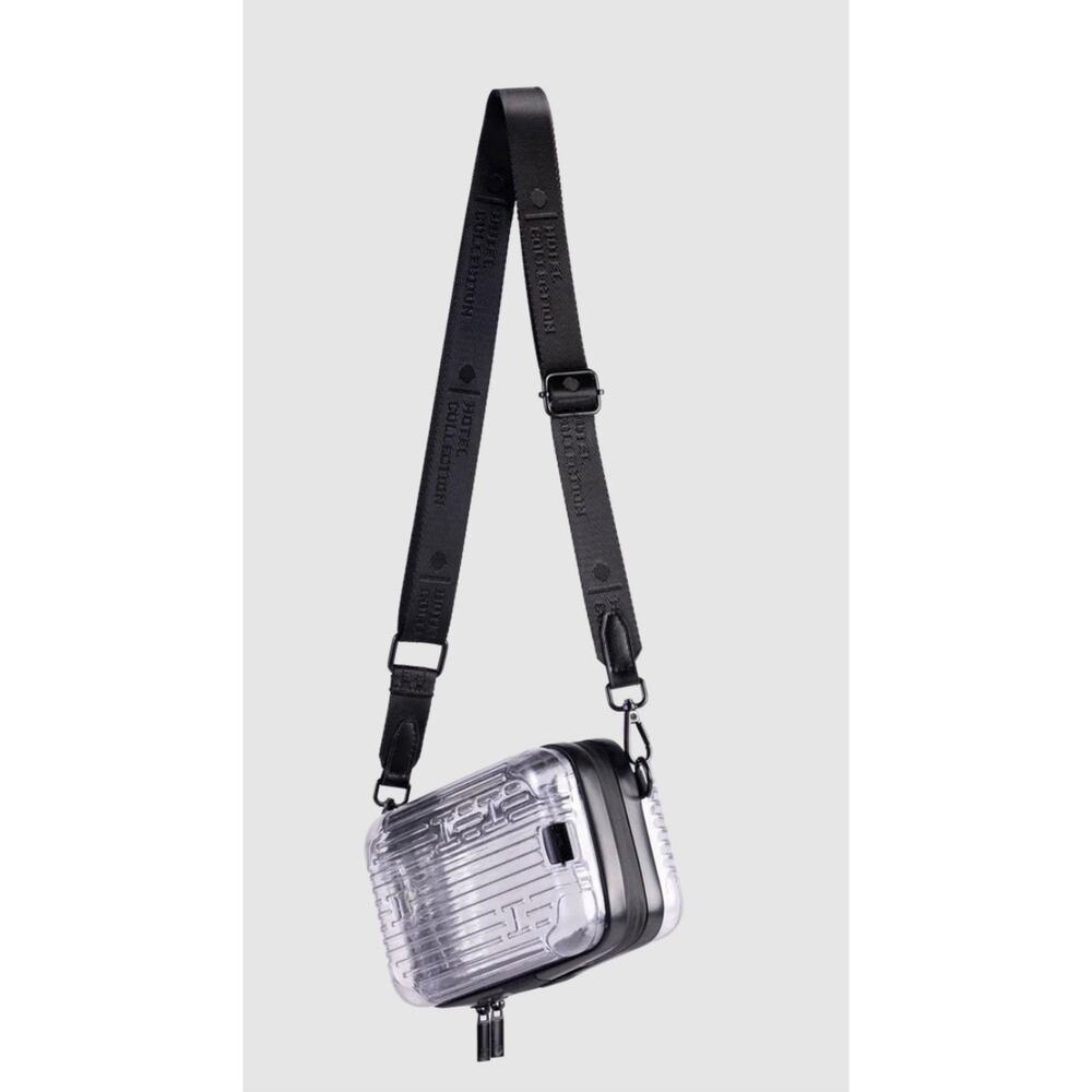 NEW Hotel Collection Clear Crossbody Bag Hardshell Transparent Stadium Approved
